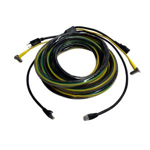 Medisch netsnoer + Cat.6 | CH - C13 | 3x 1.50mm² | Kleur: zwart | Lengte: 3m