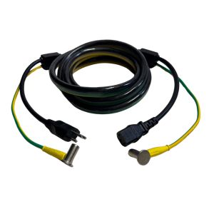 Medisch netsnoer | CH - C13 | 3x 1.50mm² | Kleur: zwart | Lengte: 1m